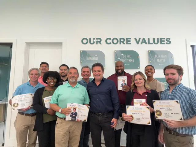 Alvarez Construction completed the Master Negotiator Training